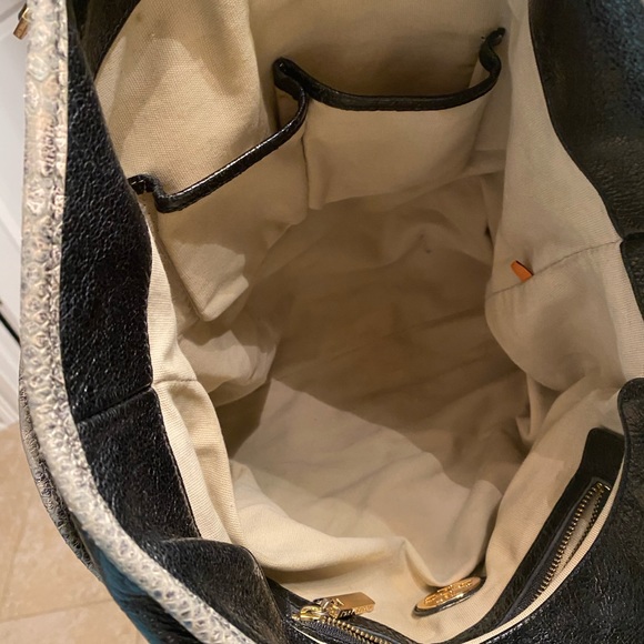 Tory Burch Snakeskin Tote - Picture 5 of 13